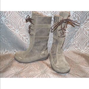 New Kids TEVA Kiru Beluga Grey Tall Warm Boots